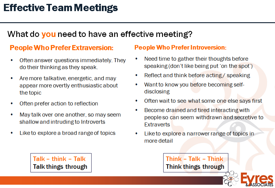 MBTI meetings 1