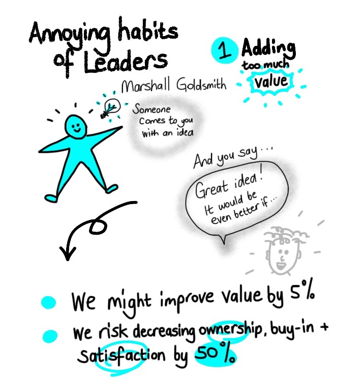 mistakes leaders make to try to add value